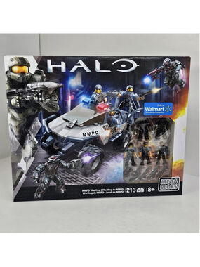 SEALED Mega Bloks CNH06 Halo NMPD Warthog Set. Walmart Exclusive CNH06 **GRAIL**